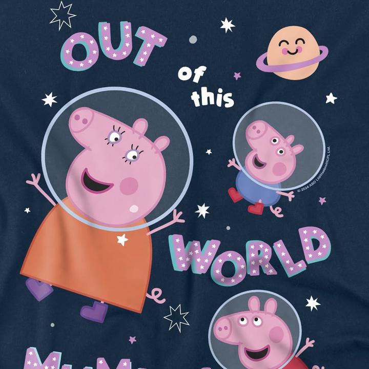 Image du produit Peppa Pig - T-shirt IS OUT OF THIS WORLD - Homme (S)