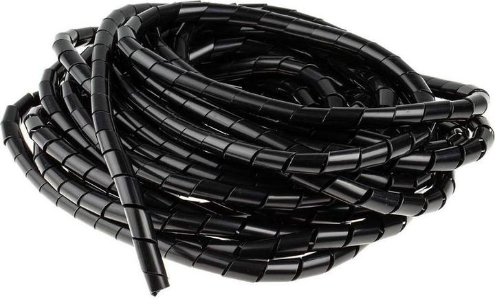 RS PRO Nylon spiral wrap 15mm black 10m (Kabelspiralschlauch, 1000 cm)