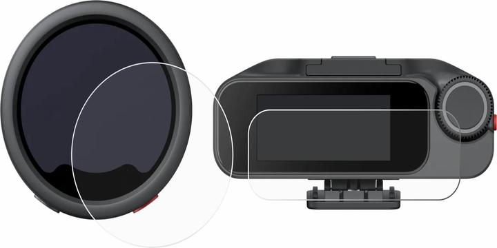 Produktbild upscreen Schutzfolie für Insta360 Mic Pro TX + RX Displayschutz Displayschutzfolie Folie Klar antibakteriell