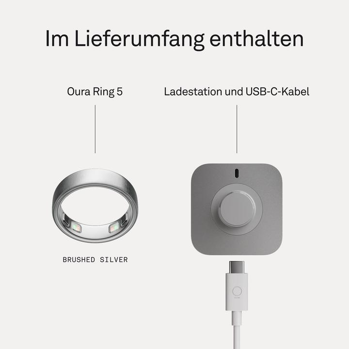 Produktbild Oura Ring 5 (6, Brushed Silver)