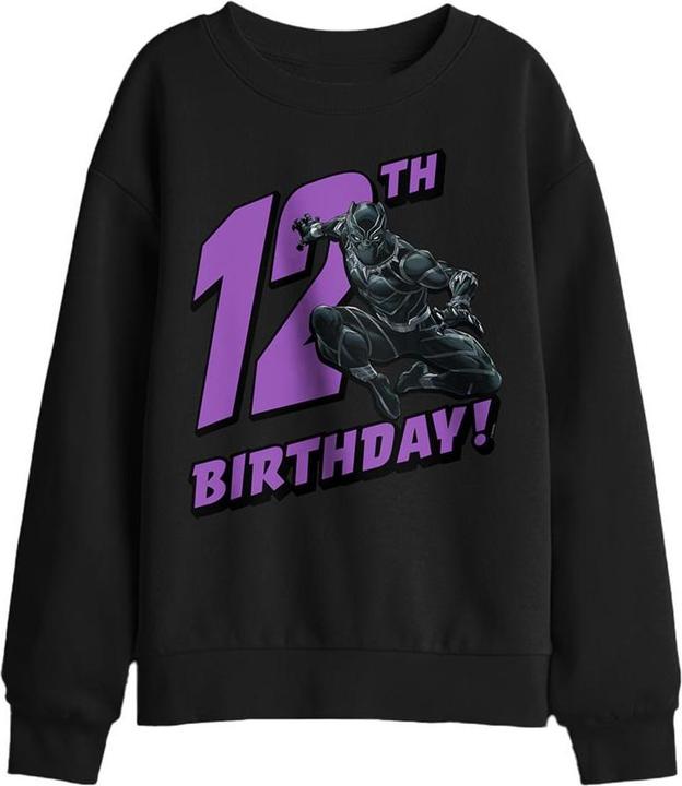 Produktbild Black Sweatshirt 12er Geburstag (128)