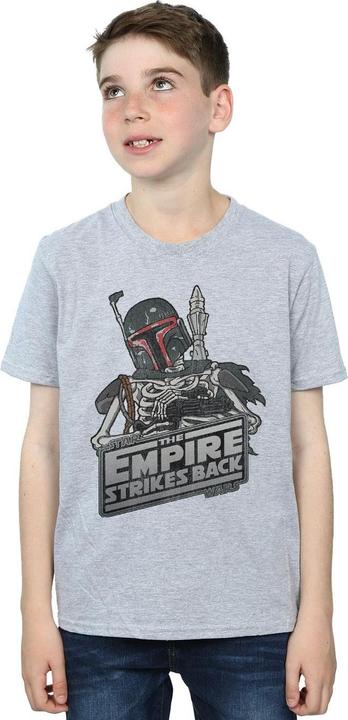 Immagine prodotto Star Wars Boba Fett Skeleton Maglietta Ragazzi (140, 146)