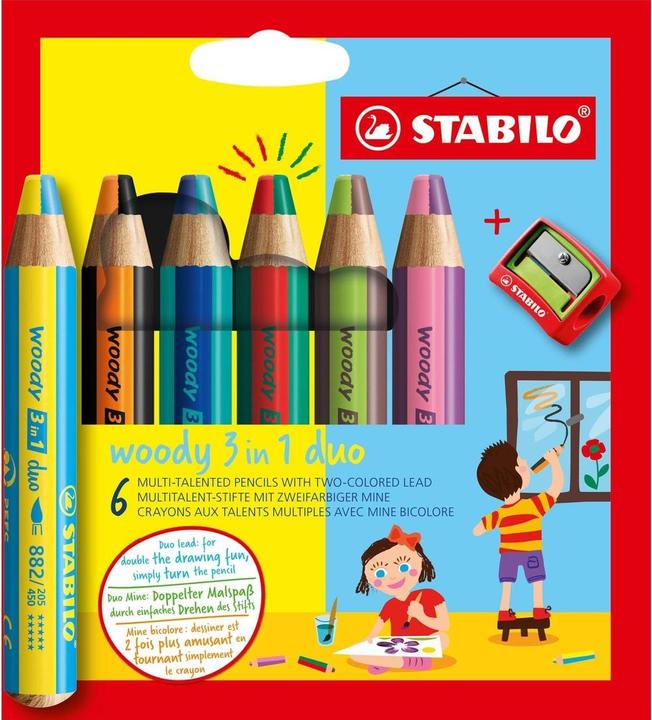 Produktbild STABILO Woody (Sortiert, 6 x)