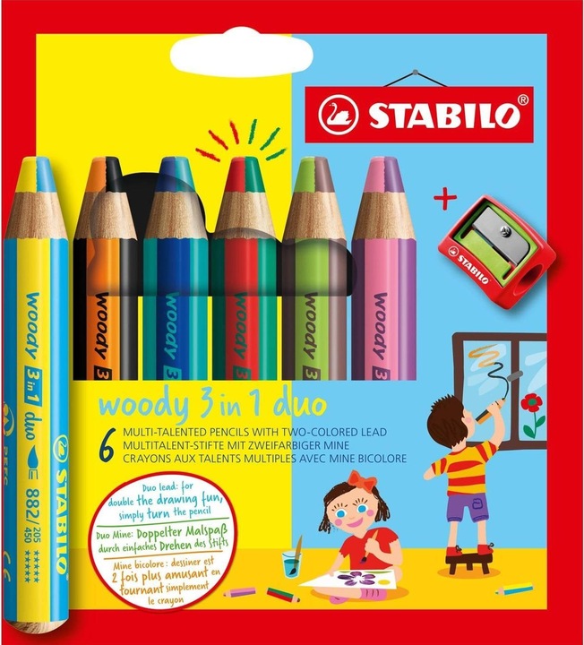 Produktbild STABILO Woody (Sortiert, 6 x)