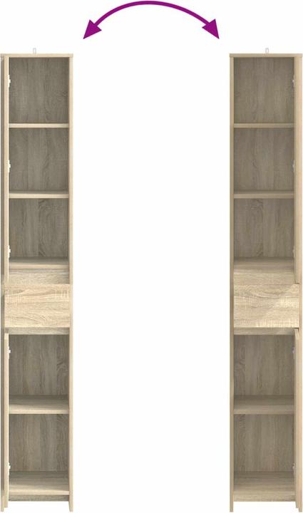 Produktbild vidaXL Badezimmerschrank (33 x 30 x 190 cm)