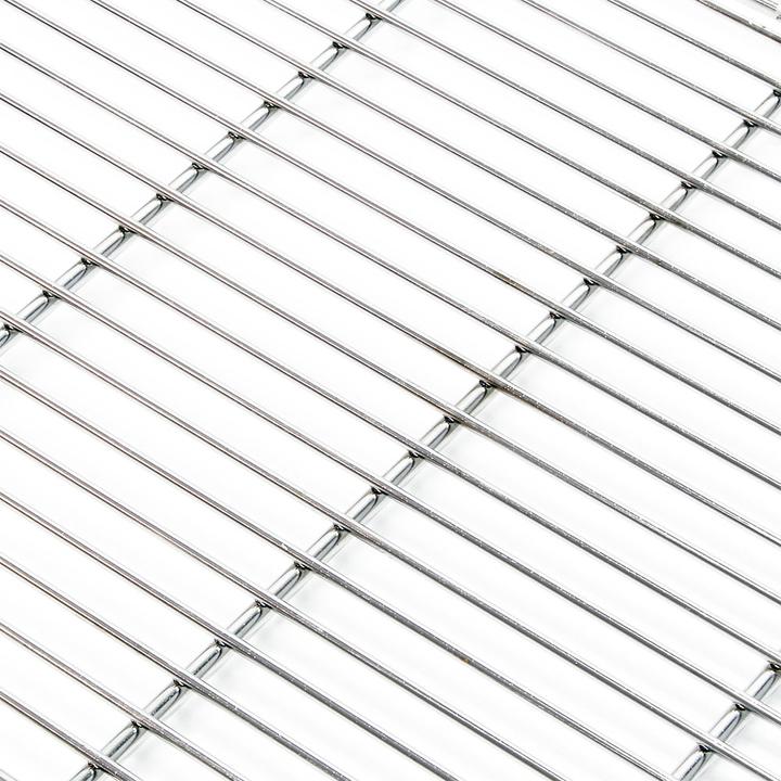 Image du produit Wiltec Grille de barbecue Carrée en Acier fin 58 x 30 cm Barbecue boule et Barbecue rond Grillade Te