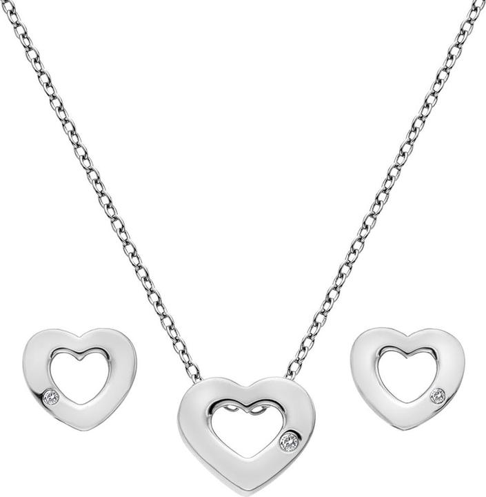 Produktbild Hot Diamonds Diamant Amulett Herz Set (Silber 925)