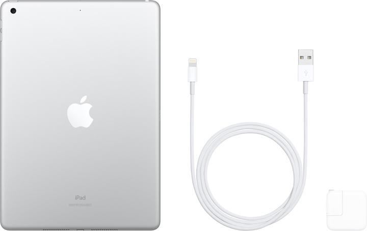 Actual product image Apple iPad (2019) (WLAN only, 10.20", 32 GB, Silver)