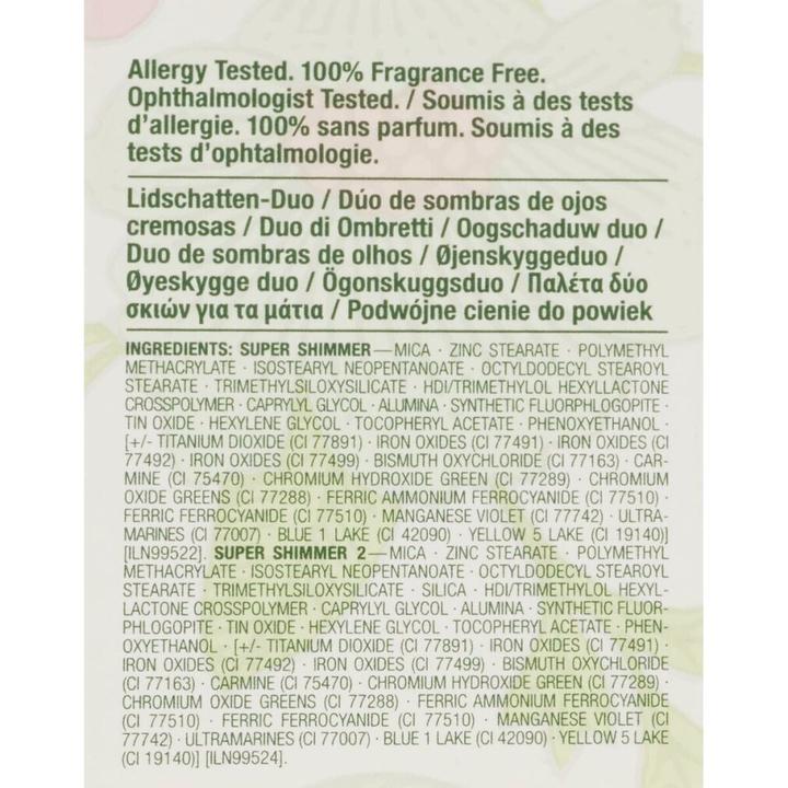 Actual product image Clinique All About Shadow Duo Eye Shadow Makeup Safe For Sensitive Eyes AJ Strawberry Fudge (AJ Strawberry Fudge)