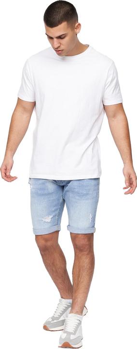 Actual product image Crosshatch Mens Riptrey Abraised Denim Shorts (34)