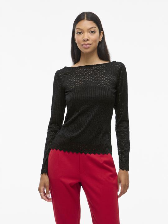 Immagine prodotto Vila VIROMINA U-Boot-Ausschnitt Oberteil mit langen Ärmeln (S)