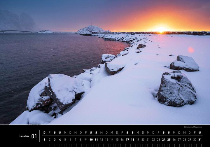 Actual product image Lofoten Premiumkalender 2026