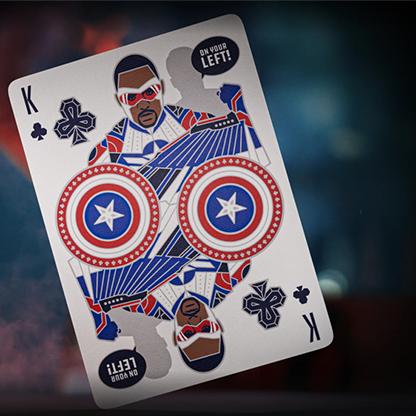 Actual product image Theory11 Captain America Spielkarten Patriotic Design (English)