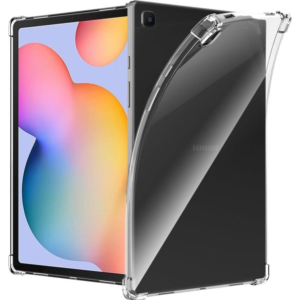 Screenguard Hülle Crystal Soft Airbag Bumper (Galaxy Tab S6 Lite), Tablet Hülle, Transparent
