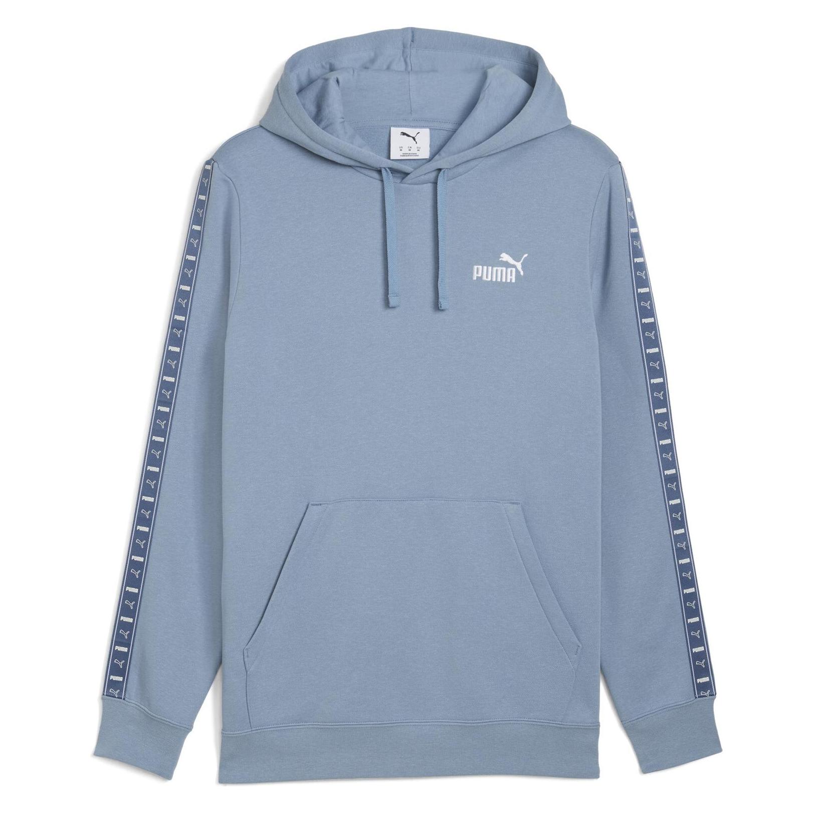 Puma, Herren, Pullover, Ess Tape Hoodie Fl, Blau, (M)