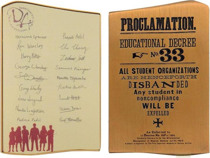 Produktbild Fanattik Harry Potter Metallbarren Dumbledore's Army Limited Edition