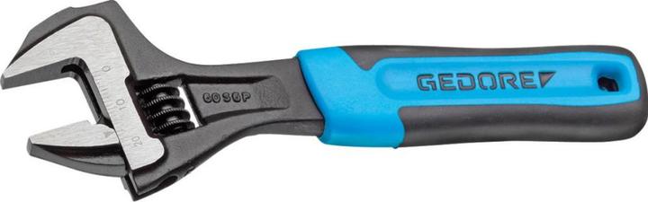 Actual product image Gedore 60 S 8 JP open-end spanner 8", adjustable, phosphated with plastic handle (25 mm)