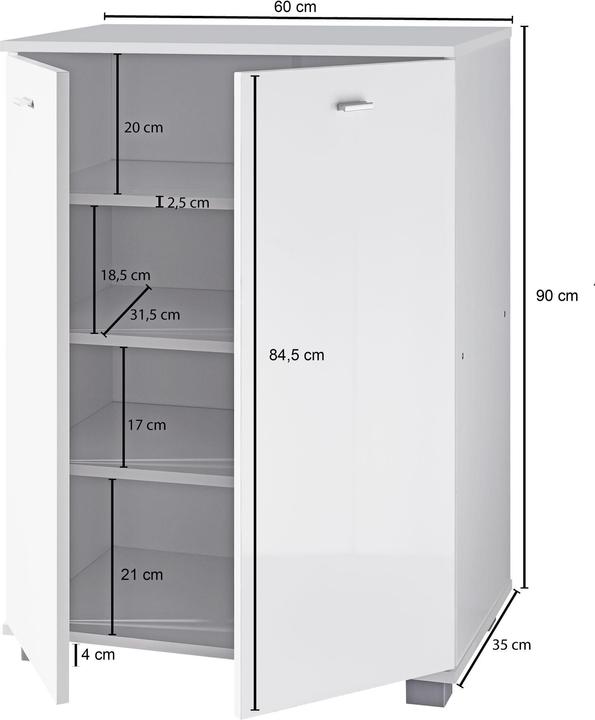 Produktbild Wohnling Aurelia (60 x 35 x 90 cm)