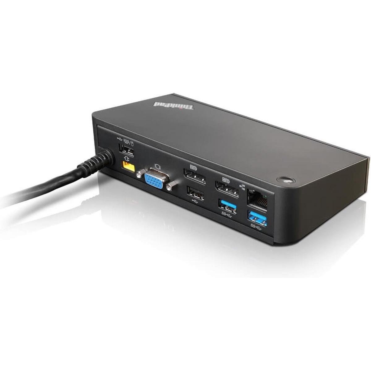 Lenovo ThinkPad OneLink+ Dock (USB-C, 10 Ports), Dockingstation + USB Hub, Schwarz