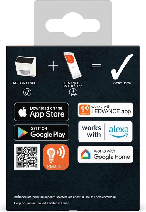 Actual product image Ledvance Smart WiFi Outdoor Motion Sensor with IP65 Rating, 4-Pack