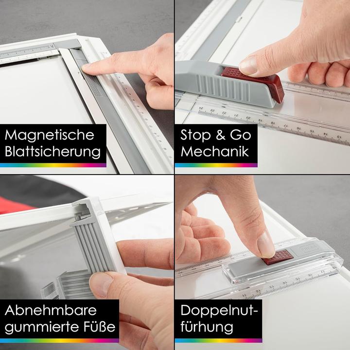 Image du produit OfficeTree Zeichenplatte A3 mit Zubehör-Set (37 x 50 cm)