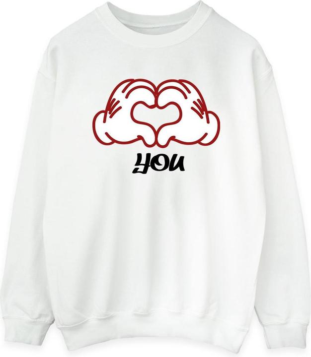 Disney Mickey Mouse Love You Hands Sweatshirt (M)