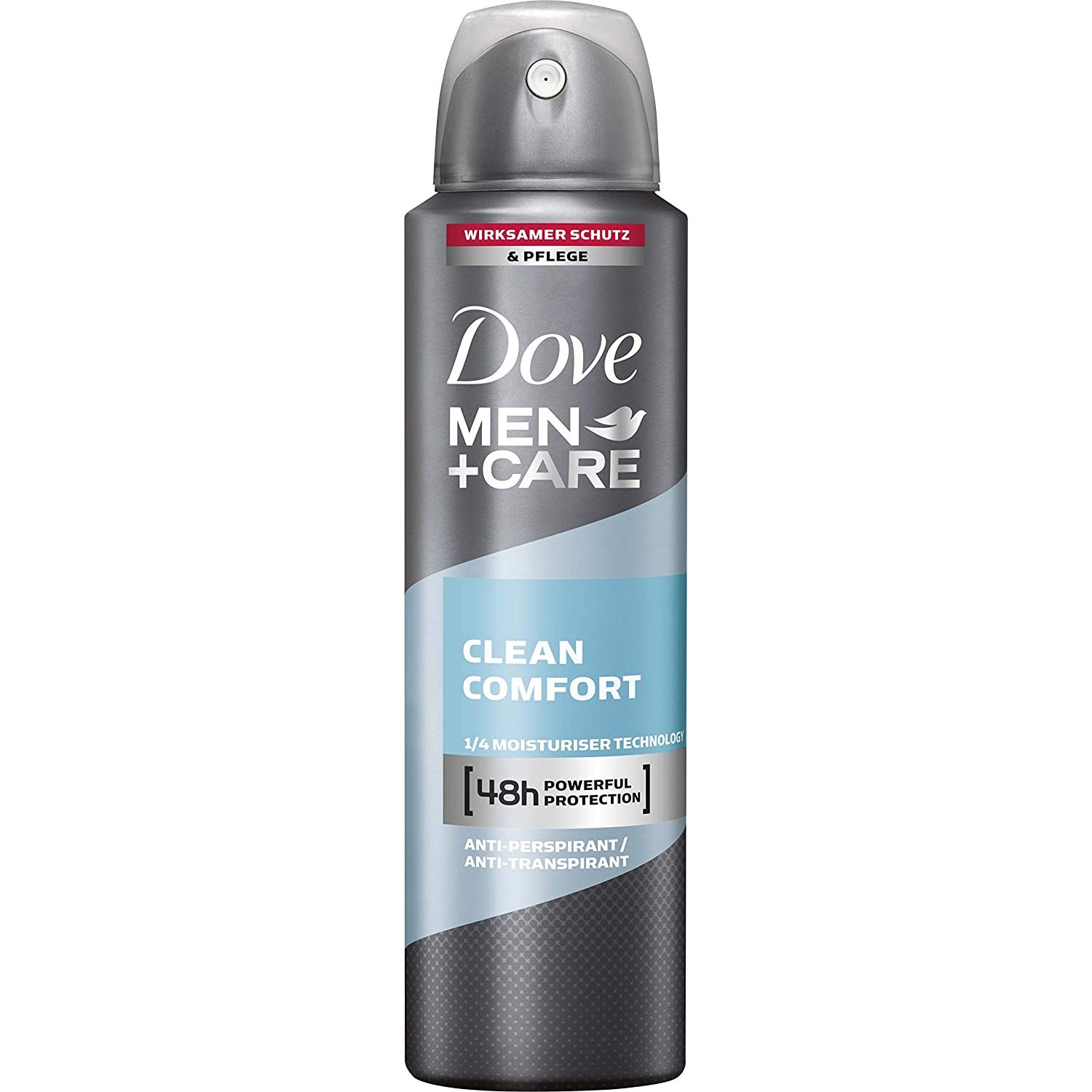 Dove, Deodorante, Comfort pulito (Getto vaporizzato, 150 ml)