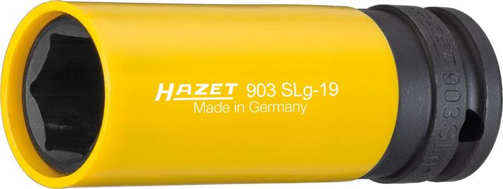 HAZET Schlag-, Maschinenschrauber Steckschlüsseleinsatz ∙ Sechskant 903SLG-19 ∙ Vierkant12,5 mm (1/… (19 mm)