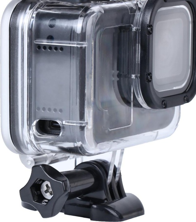 Actual product image Ueli Express GoPro Hero 12 / 11 / 10 / 9 housing with cable opening (Hero 11 Black, Hero 9 Black, Hero 10 Black, Hero 12 Black)
