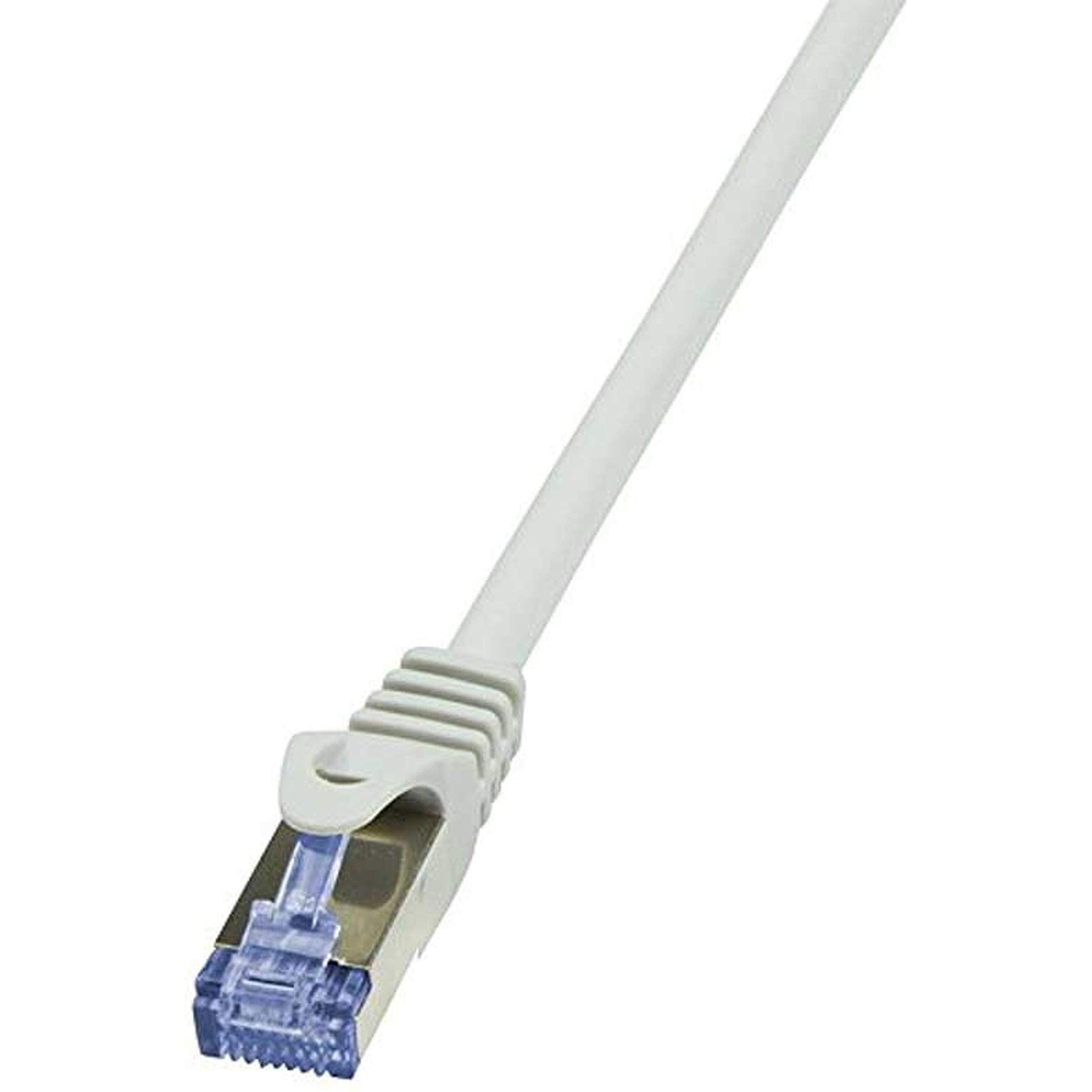 LogiLink Netzwerkkabel (S/FTP, CAT6a, 7.50 m), Netzwerkkabel