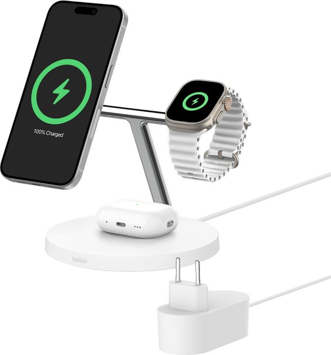 Actual product image Belkin Boost Charge Pro Qi2 3in1 (15 W)