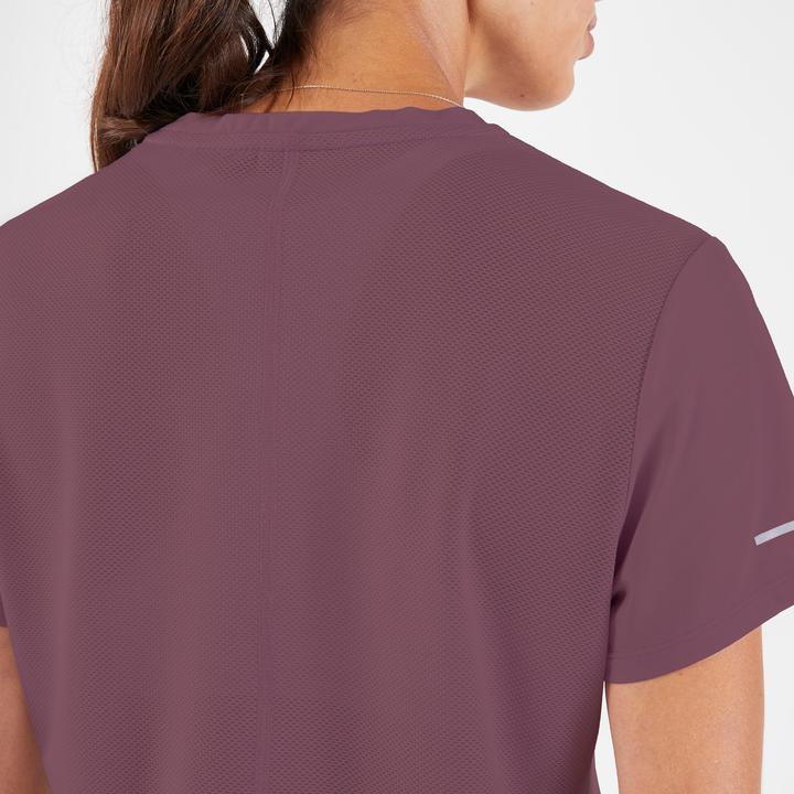 Actual product image Kiprun Laufshirt kurzarm Damen atmungsaktiv - Run 500 Dry bordeaux (XS)