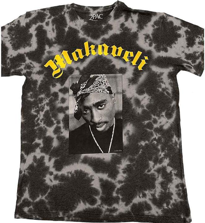 Produktbild Tupac Shakur Erwachsene Makaveli Tie Dye TShirt (L)
