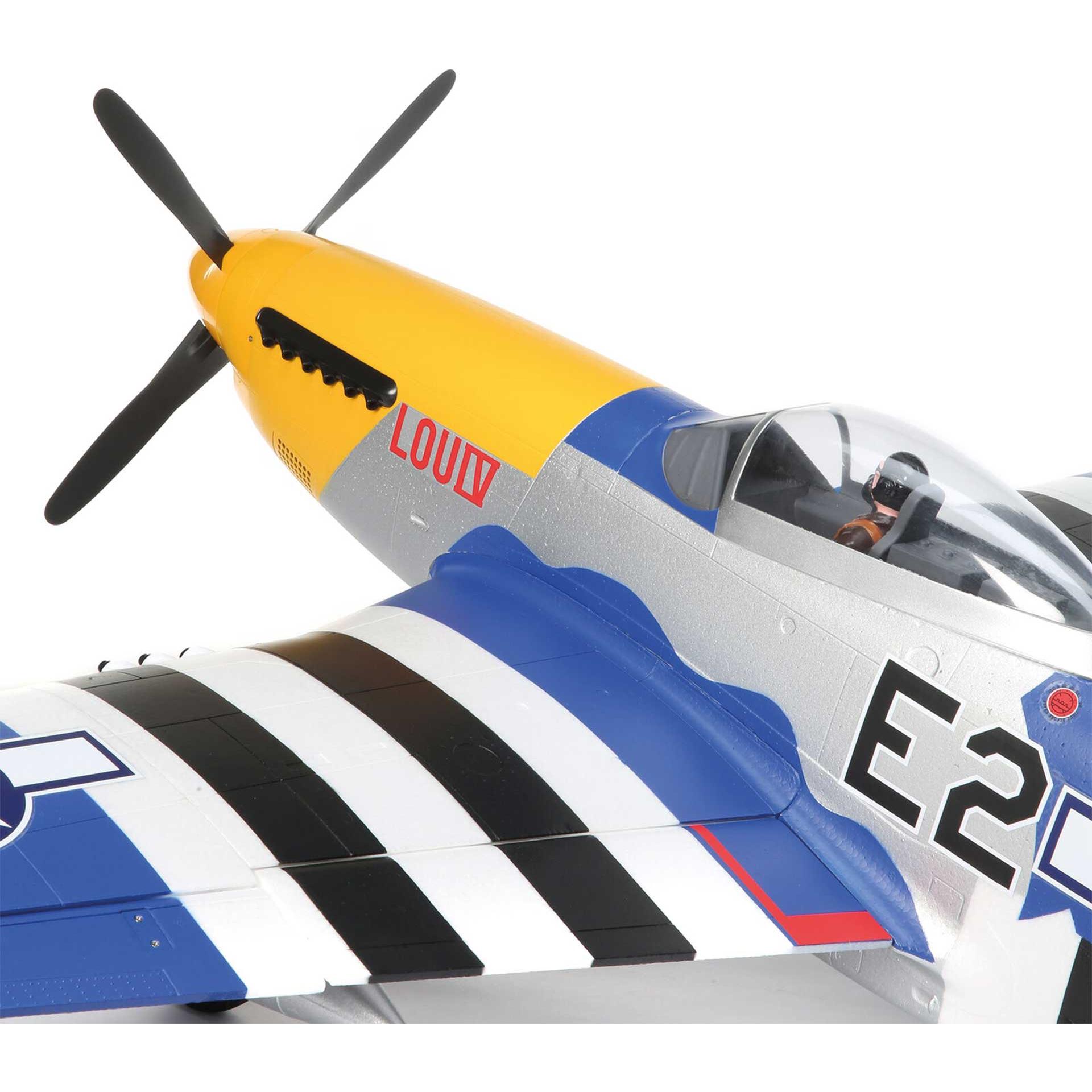 Thumbnail - E-Flite P-51D Mustang 1500mm Elektromotor Warbird BNF Basic inkl. AS3X und SAFE (Motorflugzeug)