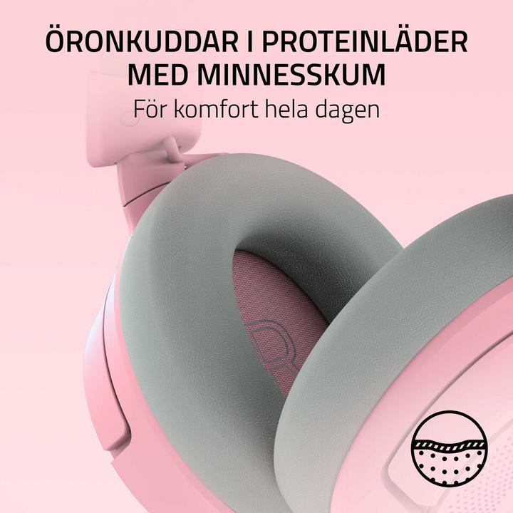 Actual product image Razer Kraken Kitty V3 Pro - Quartz (Wireless)