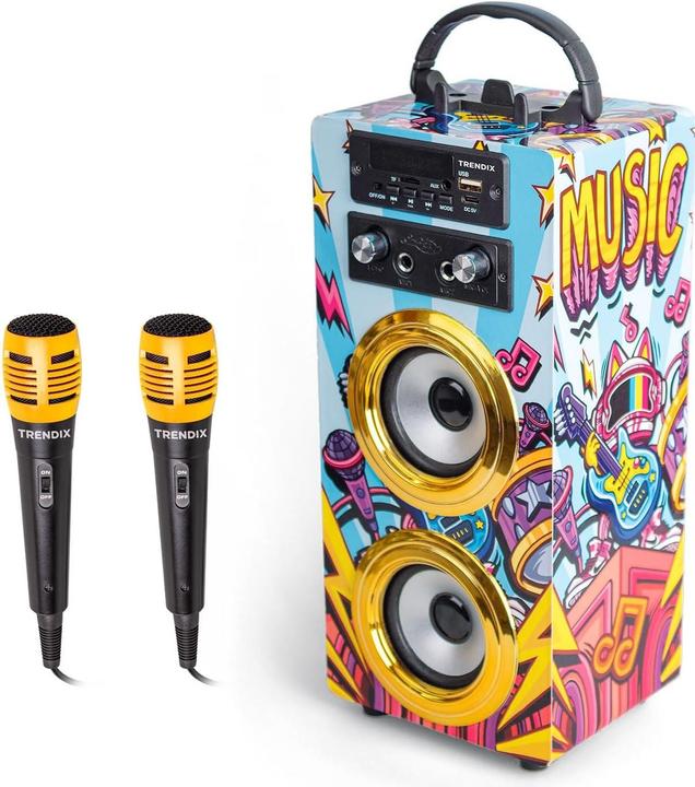 Immagine prodotto Xtrem Karaoke-Maschine Music Star für Kinder mit 2 Mikrofonen