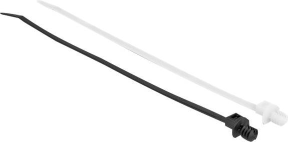 Produktbild Delock Kabelbinder mit Lamellenfuss L 200 x B 4,8 mm 100 Stück (Klettkabelbinder, 200 mm, 100 Stk.)