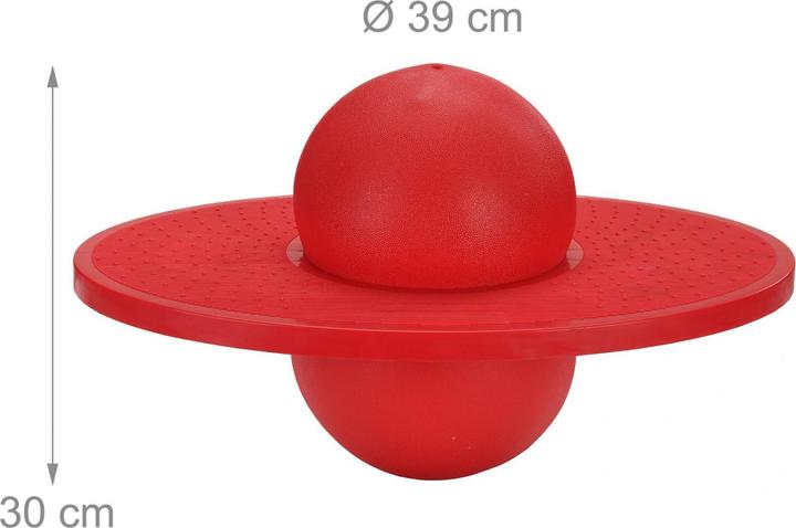Actual product image Relaxdays - Pogo Ball für Kinder bis 100 kg, Rot