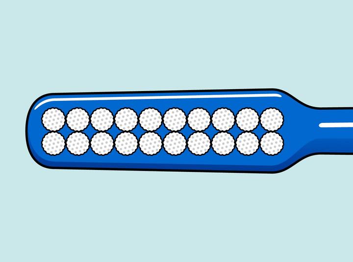 Actual product image TePe Implant orthodontic brush (Medium, 1 x)