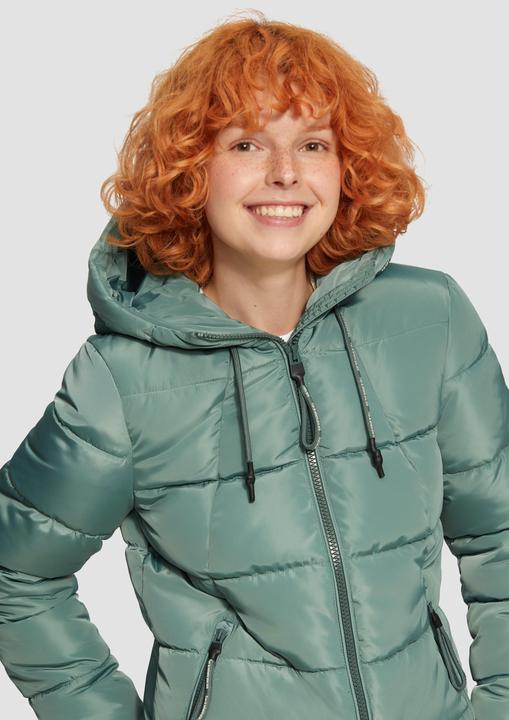 Actual product image S.Oliver Outdoor-Jacke Wattierte Steppjacke mit Kapuze (XXL)