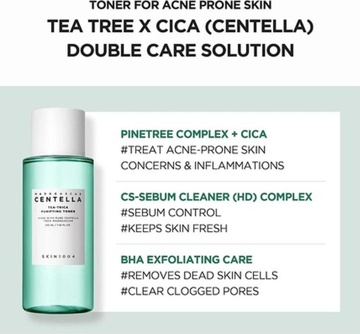Actual product image Skin1004 Madagascar Centella Tea-Trica (Face toner, 210 ml)