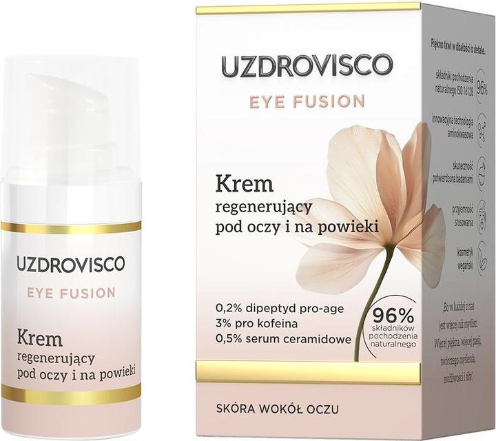 Image du produit Uzdrovisco Eye Fusion Regenerating Cream For Eyes And Eyelids 15ml (Crème pour les yeux, 15 ml, Journée)