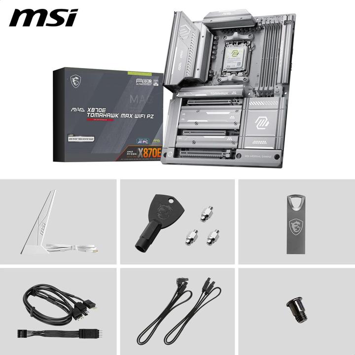 Produktbild MSI MAG X870E Tomahawk Max WiFi (AM5, AMD X870E, ATX)