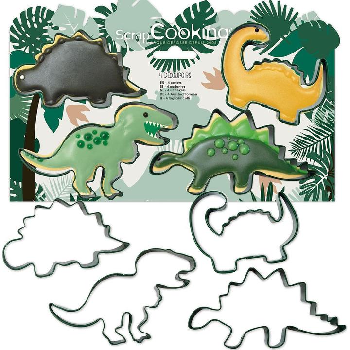 Actual product image ScrapCooking Dino cookie cutter set