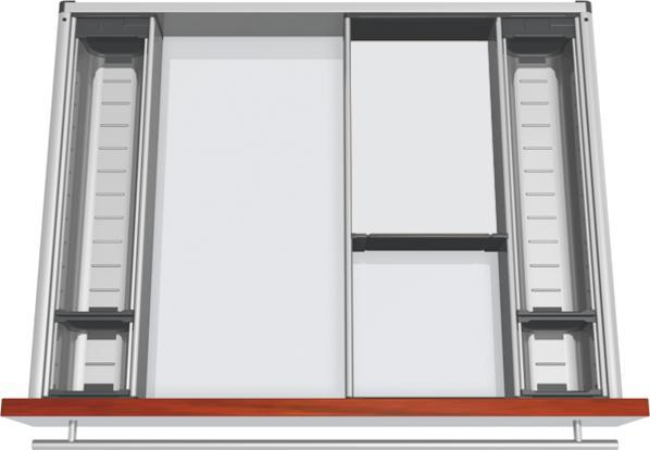 Produktbild Blum Orga-Line Besteckeinsatz Facheinteilungs-Set KB 601-699mm, NL 500mm, grau