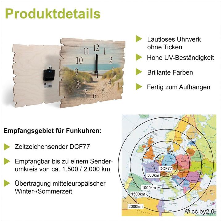 Produktbild Artland Weltkarte (40 cm)