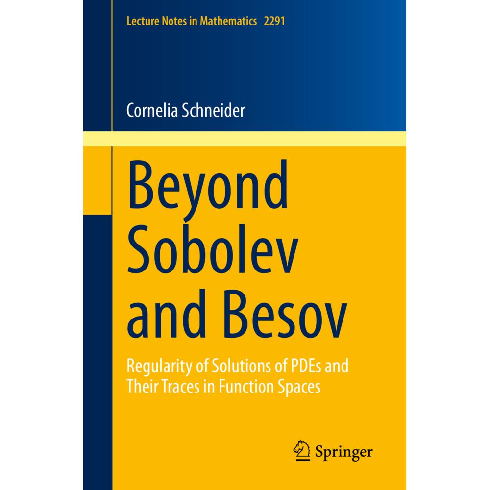 Thumbnail - Beyond Sobolev and Besov, Fachbücher von Cornelia Schneider