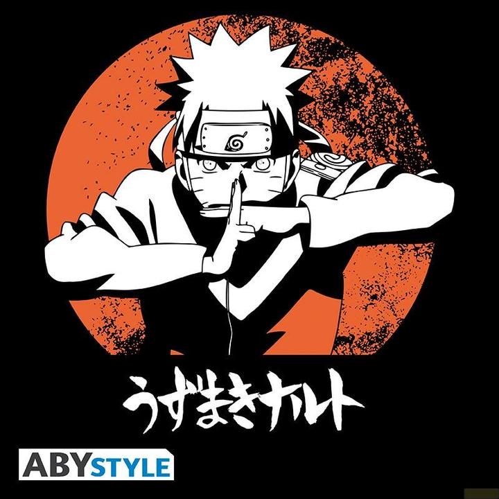 Actual product image ABYstyle NARUTO SHIPPUDEN - Tshirt Naruto man SS black - basic (XL)