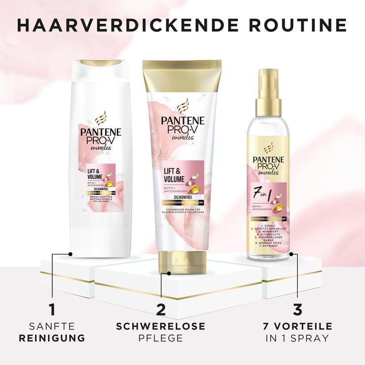 Image du produit Pantene Miracles Lift & Volume (250 ml, Shampoing liquide)