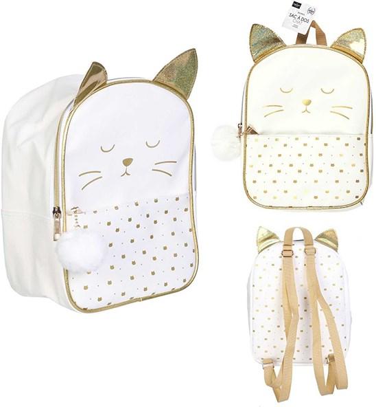 Produktbild Rucksack Katze weiss